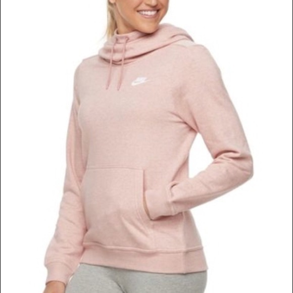 nike women's pink sweatshirt